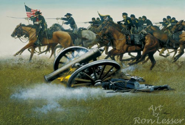 Custers Gallant Cavalry Charge at Gettysburg