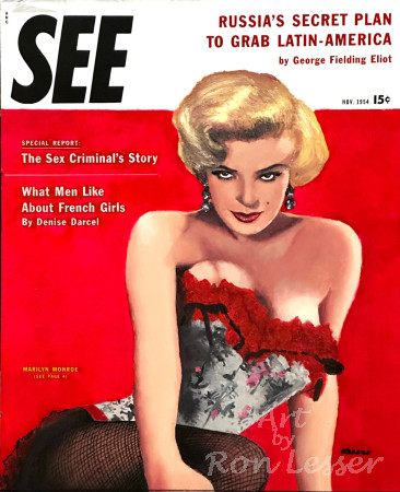SEE Magazine, November 1954 - Featuring Marilyn Monroe